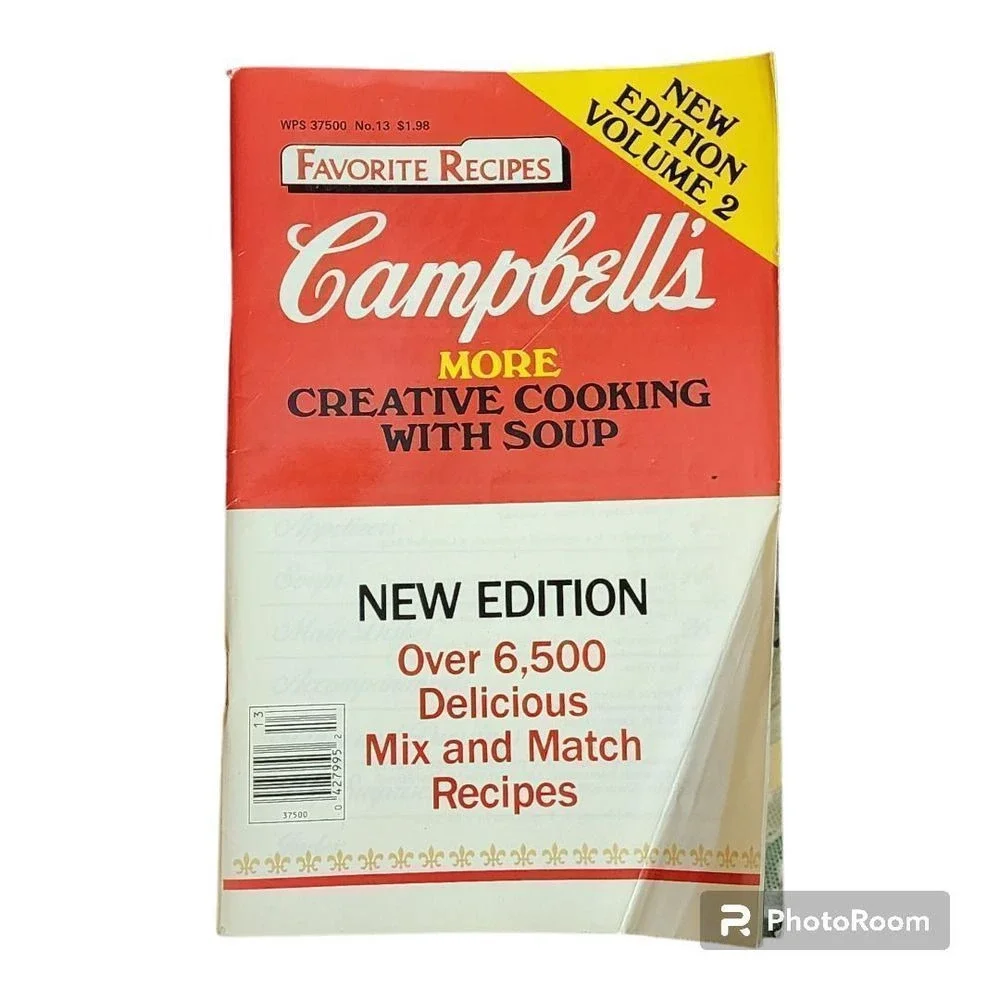 Lot of 2 Campbell's Favorite Recipes Creative Cooking with Soup Cook Booklets